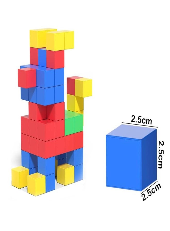Lefan Magnetic Building Blocks 72 pcs Colorful STEM Educational Toys for Kids Montessori Learning Construction Set to Boost Creativity Imagination Cognitive Skills Gift 3 4 5 6 7 8 Years Kids - Image 3